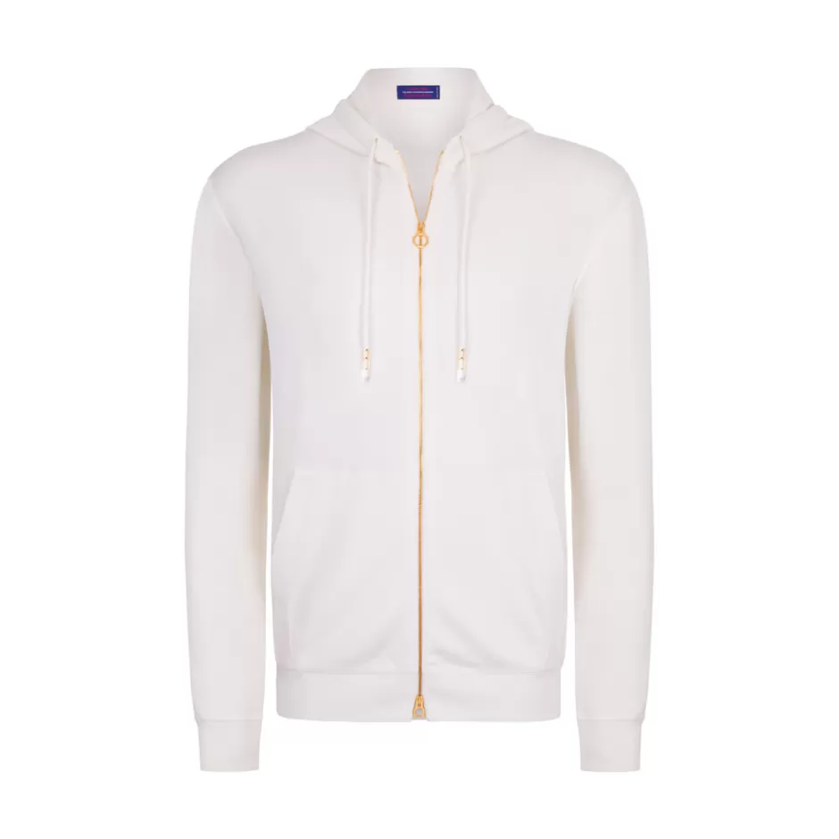 ALPHA YARN CASHMERE JOGGING BLOUSON | Stefano Ricci Clearance