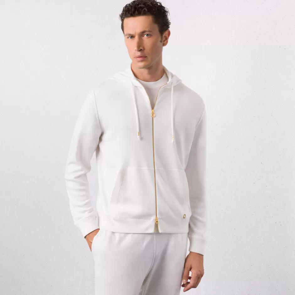 ALPHA YARN CASHMERE JOGGING BLOUSON | Stefano Ricci Clearance