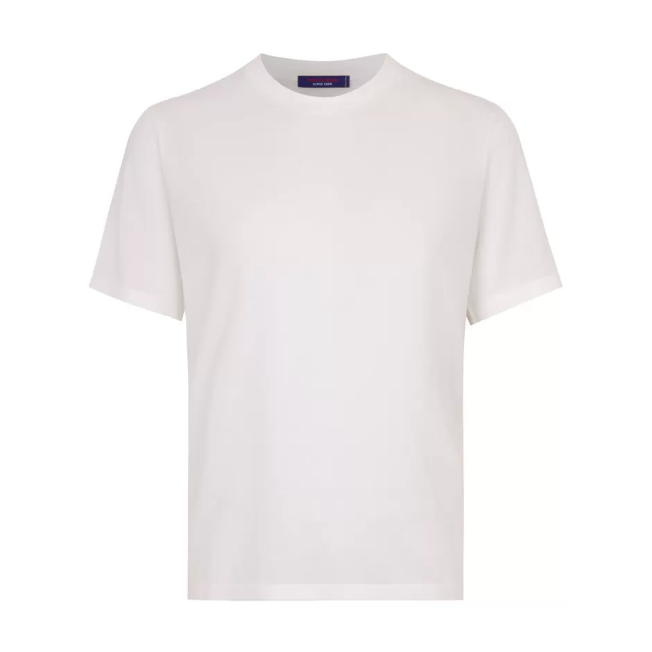 ALPHA YARN CREWNECK T-SHIRT | Stefano Ricci Sale