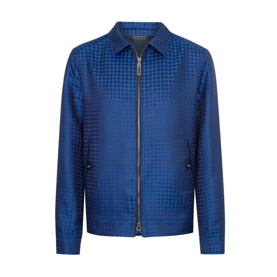 ASF AND LAMBSKIN LEATHER BLOUSON | Stefano Ricci Outlet
