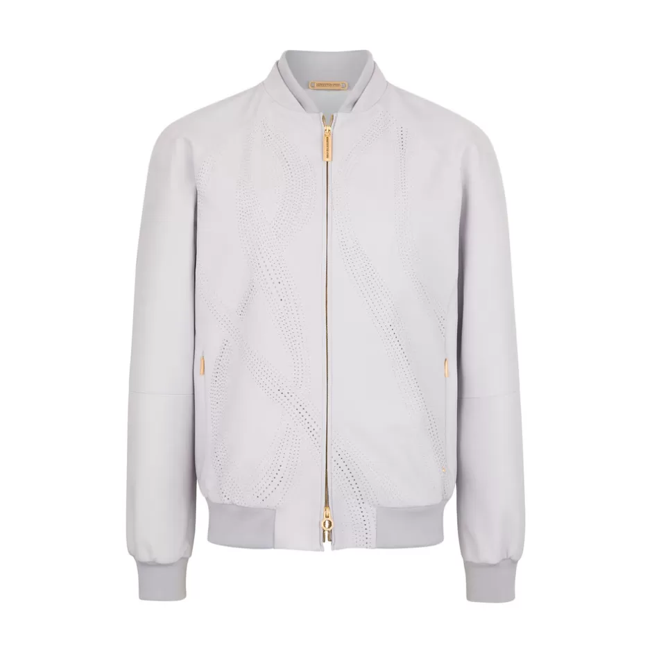 CALFSKIN LEATHER BLOUSON | Stefano Ricci Flash Sale