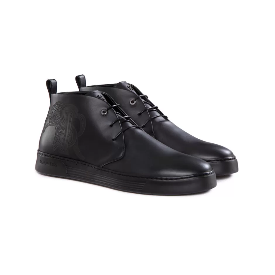 CALFSKIN LEATHER CHUKKA BOOTS | Stefano Ricci Shop