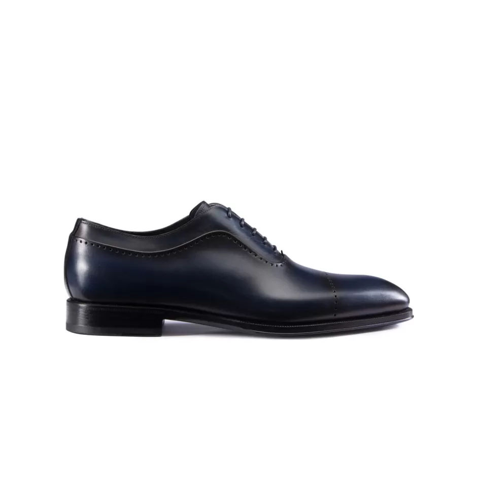 CALFSKIN LEATHER DERBY SHOES | Stefano Ricci Outlet