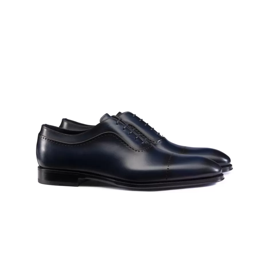 CALFSKIN LEATHER DERBY SHOES | Stefano Ricci Outlet