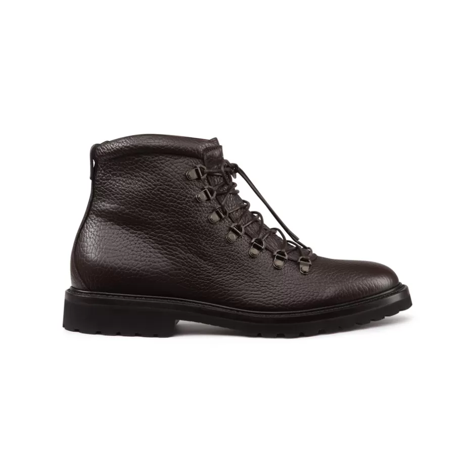 CALFSKIN LEATHER HIKING BOOTS | Stefano Ricci Fashion
