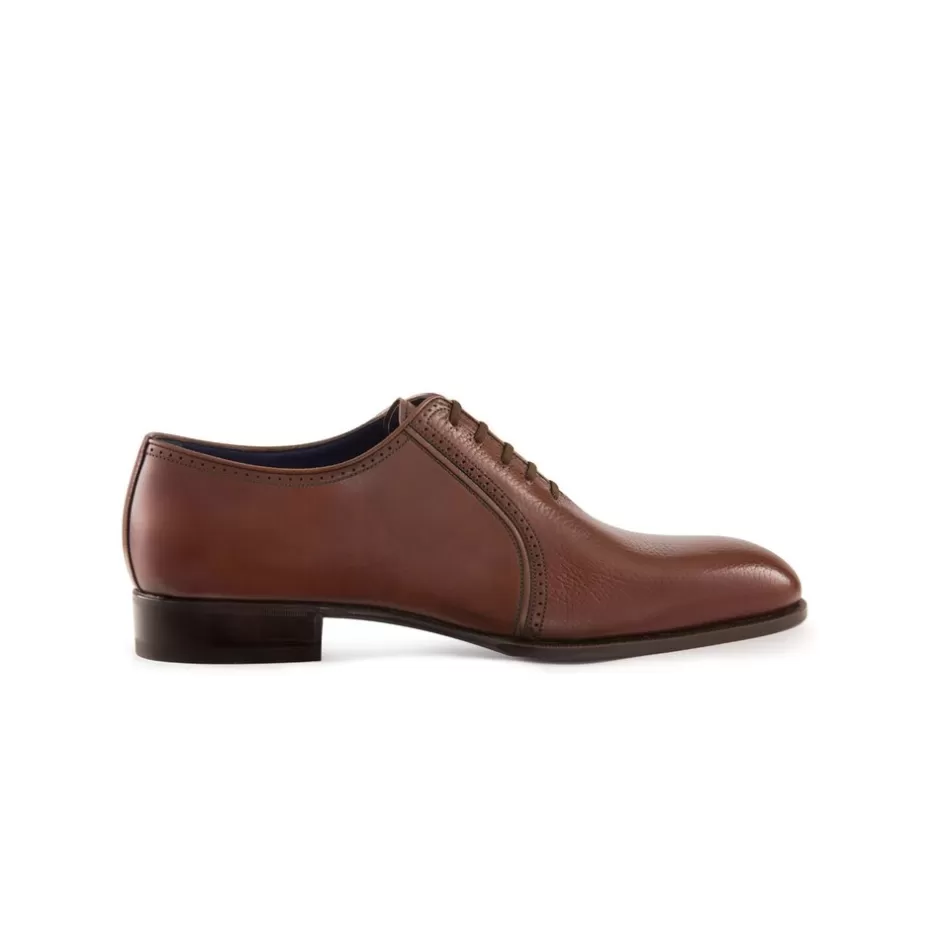 CALFSKIN LEATHER OXFORD SHOES | Stefano Ricci Clearance
