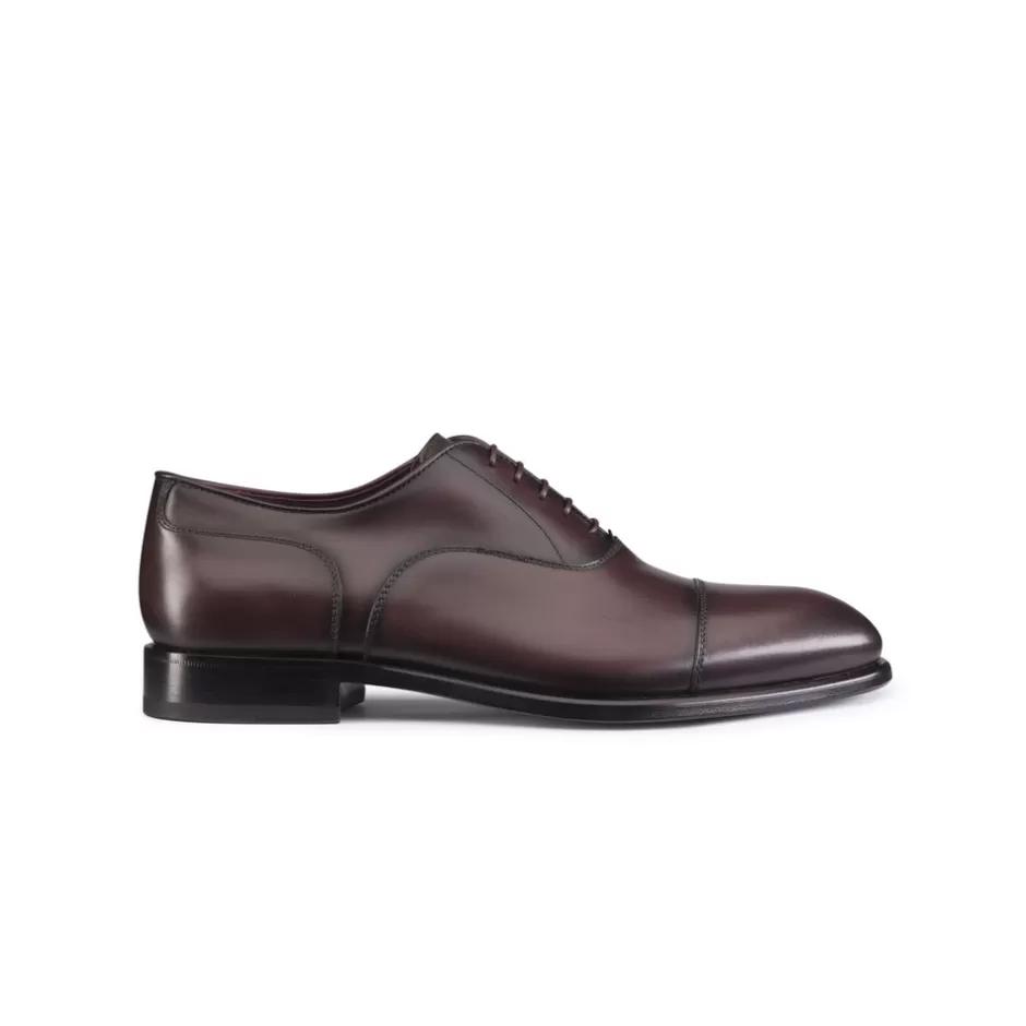 CALFSKIN LEATHER OXFORD SHOES | Stefano Ricci Shop