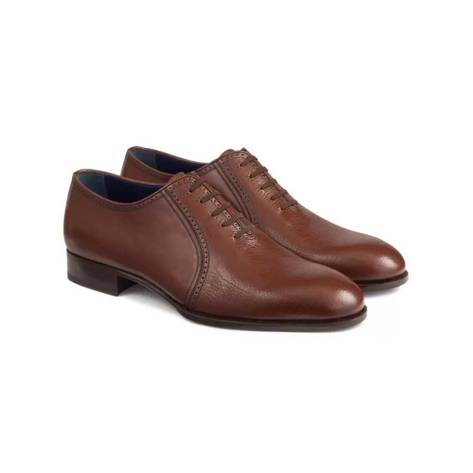 CALFSKIN LEATHER OXFORD SHOES | Stefano Ricci Clearance