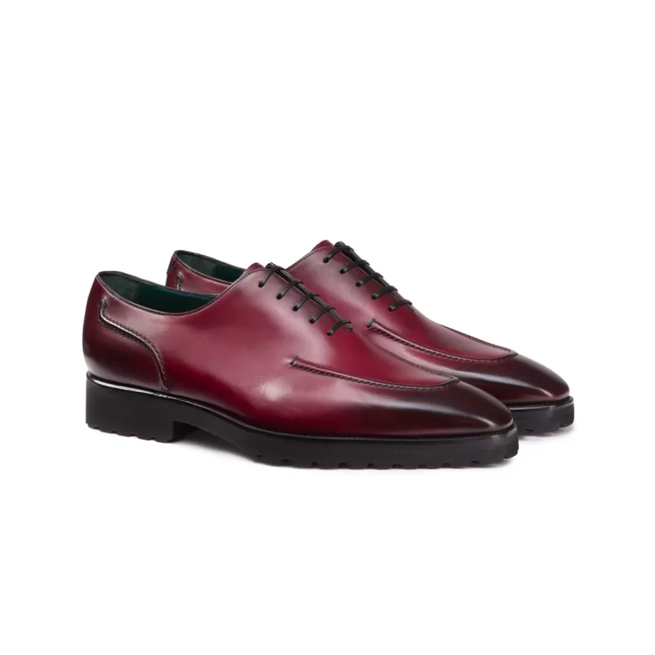 CALFSKIN LEATHER OXFORD SHOES | Stefano Ricci New