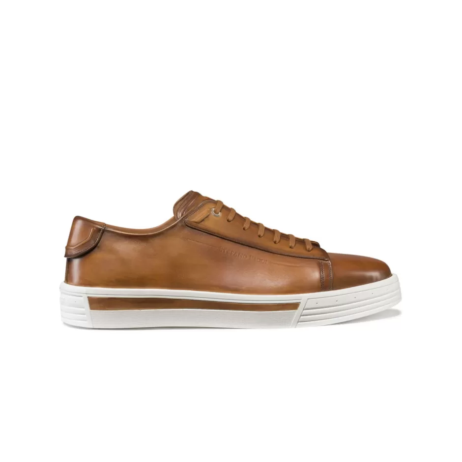 CALFSKIN LEATHER SNEAKERS | Stefano Ricci Clearance