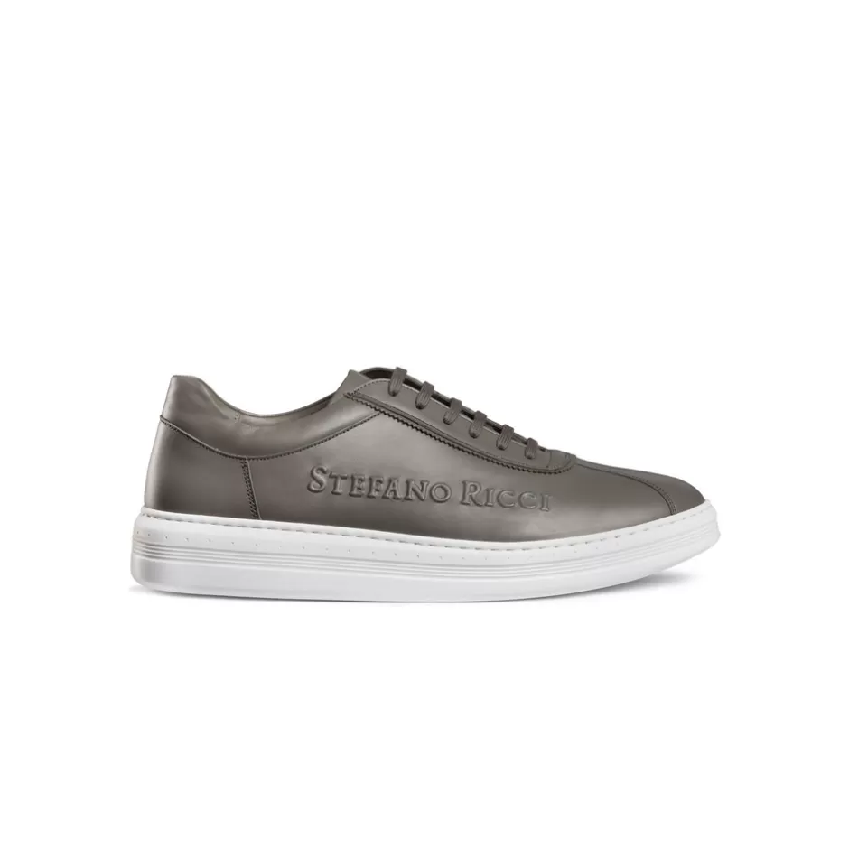 CALFSKIN LEATHER SNEAKERS | Stefano Ricci Clearance
