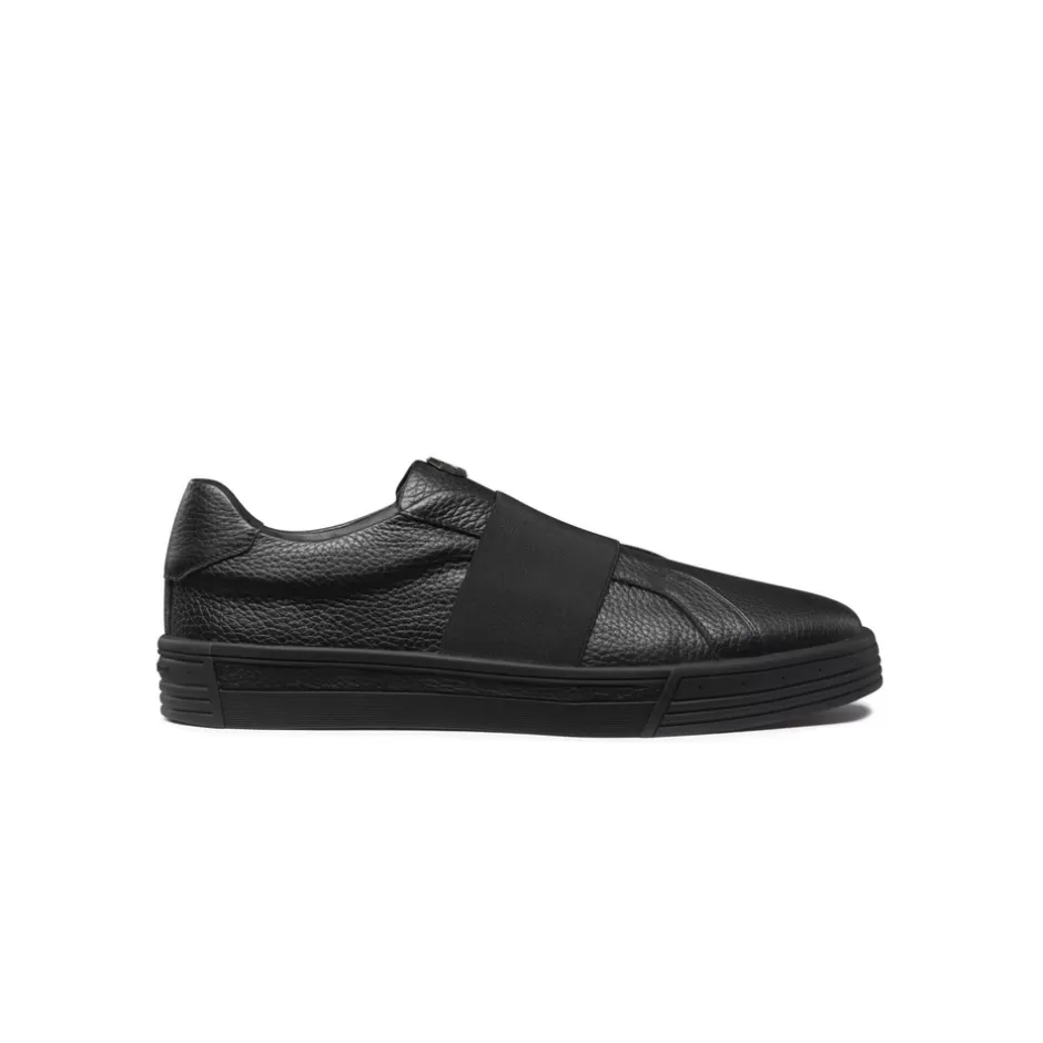 CALFSKIN SLIP-ON SNEAKERS | Stefano Ricci Online