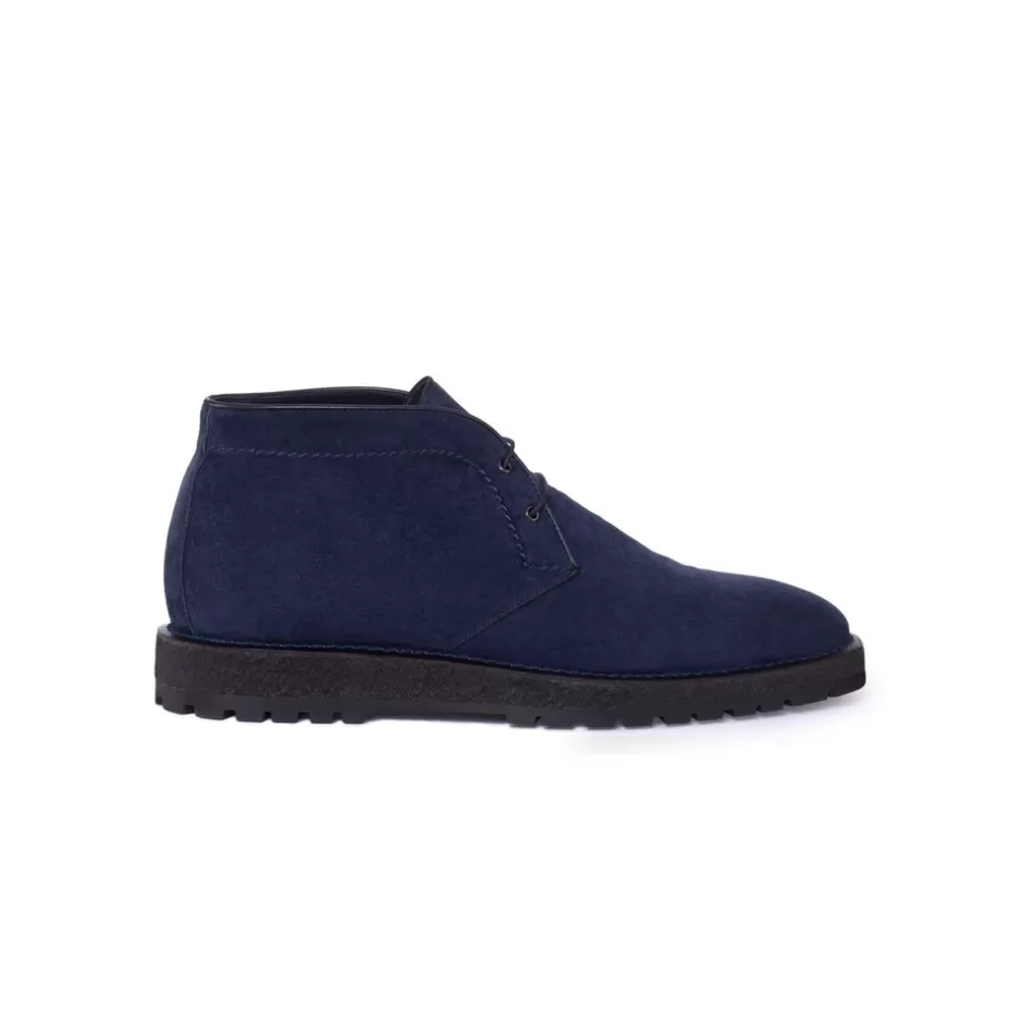 CALFSKIN SUEDE CHUKKA BOOTS | Stefano Ricci Best Sale