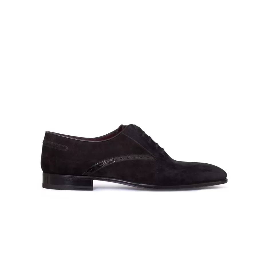 CALFSKIN SUEDE OXFORD SHOES | Stefano Ricci Cheap