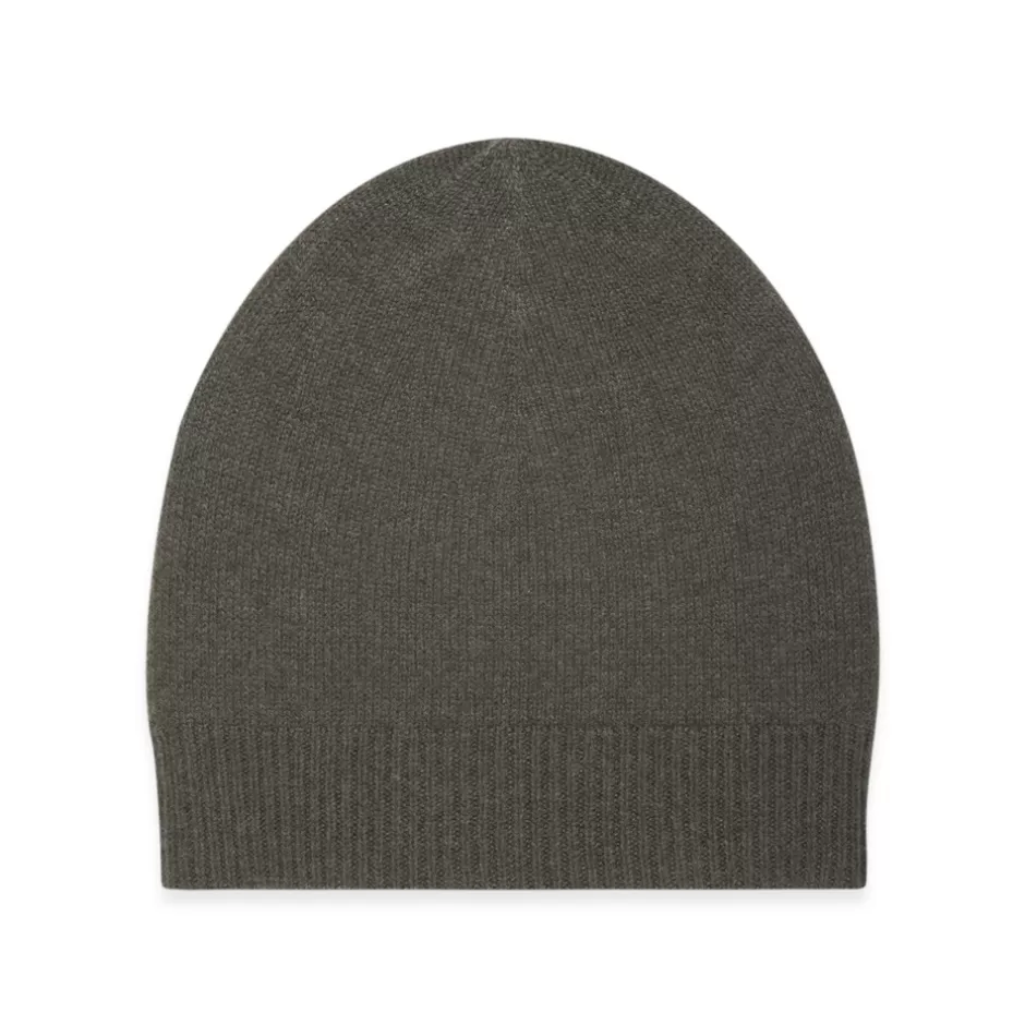 CASHMERE AND CROCODILE LEATHER KNIT HAT | Stefano Ricci New