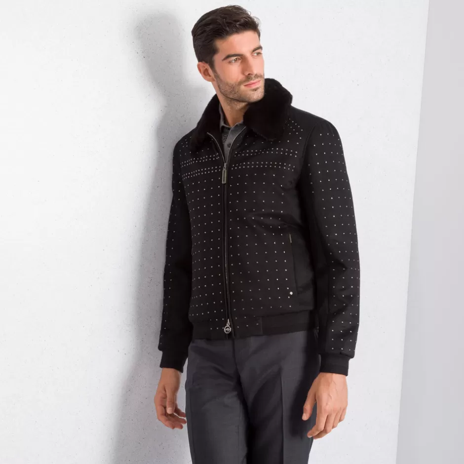 CASHMERE AND MINK BLOUSON | Stefano Ricci Store