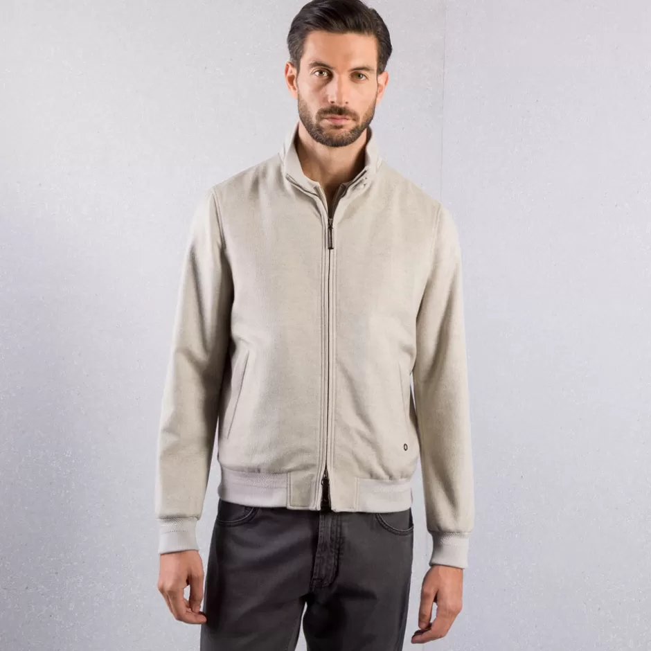 CASHMERE AND SUEDE BLOUSON | Stefano Ricci Flash Sale