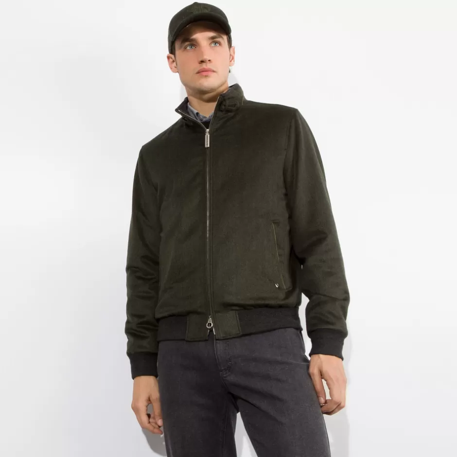 CASHMERE AND SUEDE BLOUSON | Stefano Ricci Discount