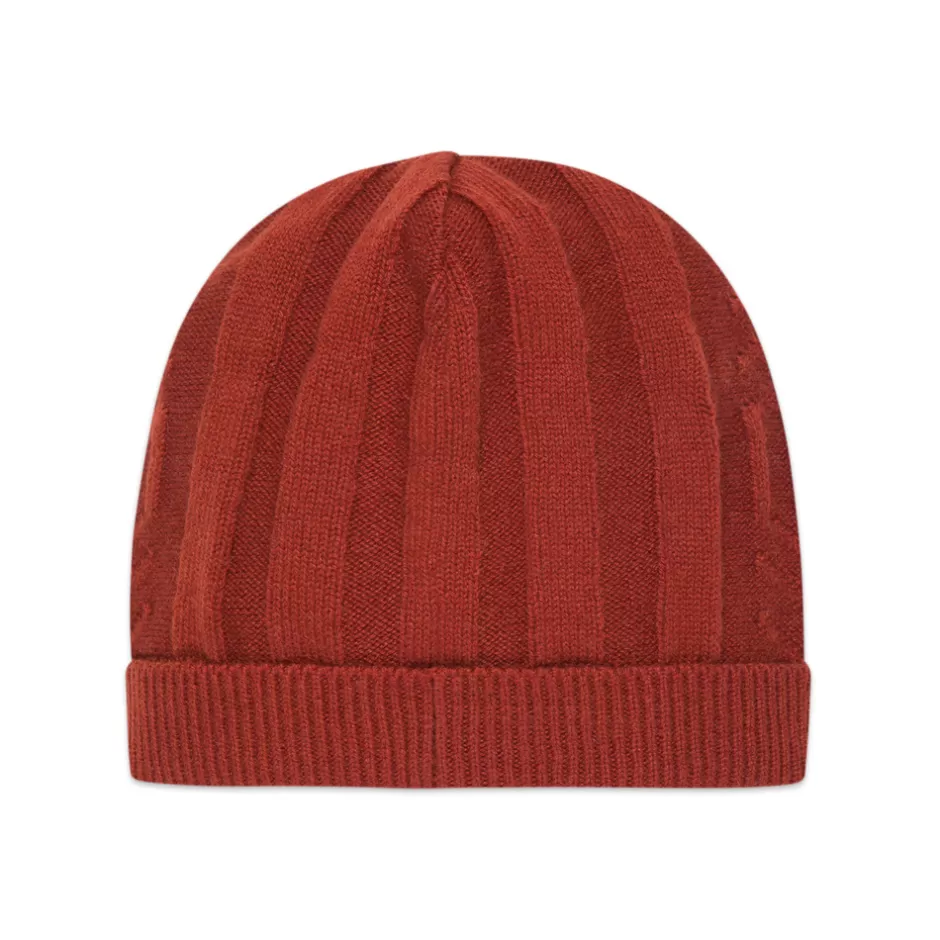 CASHMERE AND WOOL KNIT HAT | Stefano Ricci New