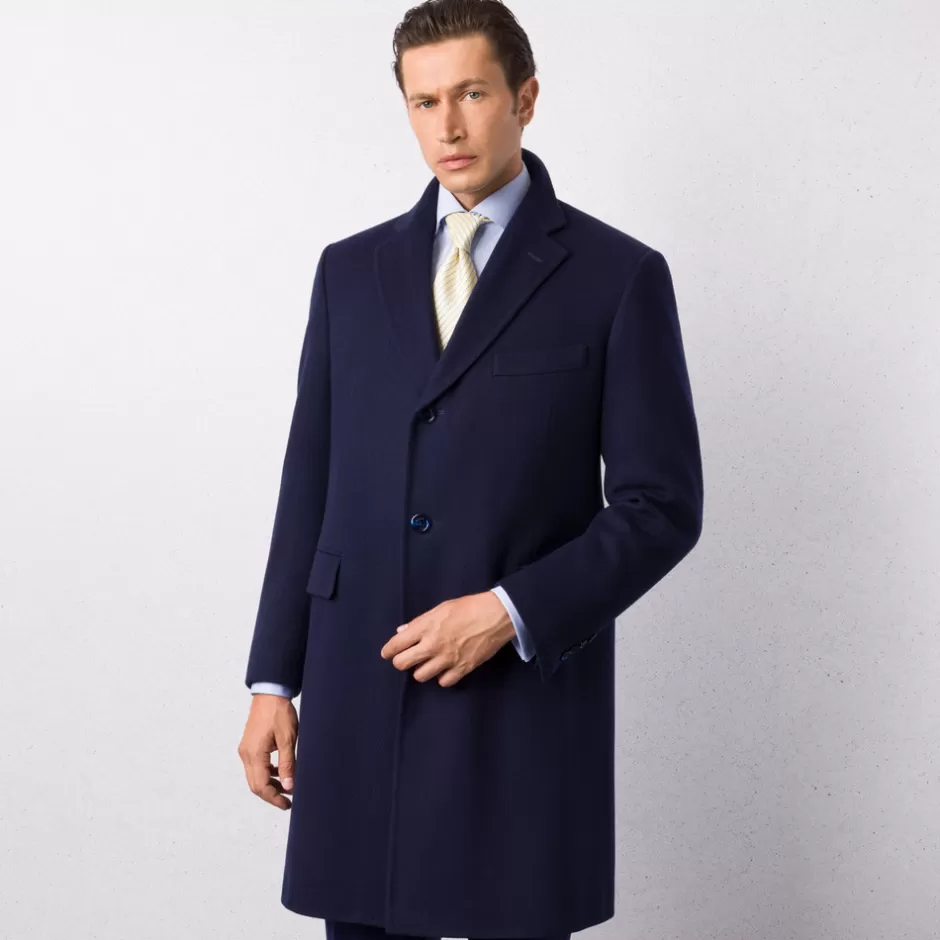 CASHMERE THREE-BUTTON COAT | Stefano Ricci Hot