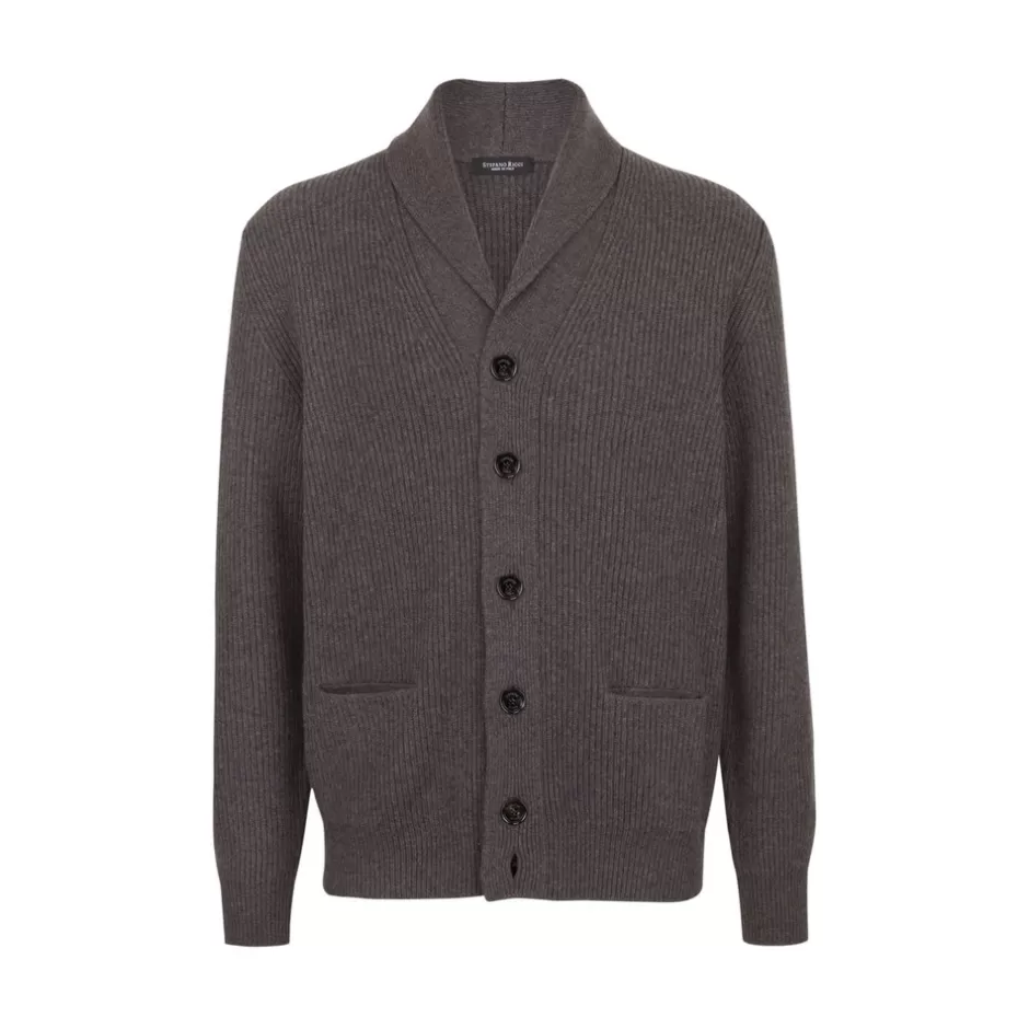 CHUNKY KNIT CARDIGAN | Stefano Ricci Best