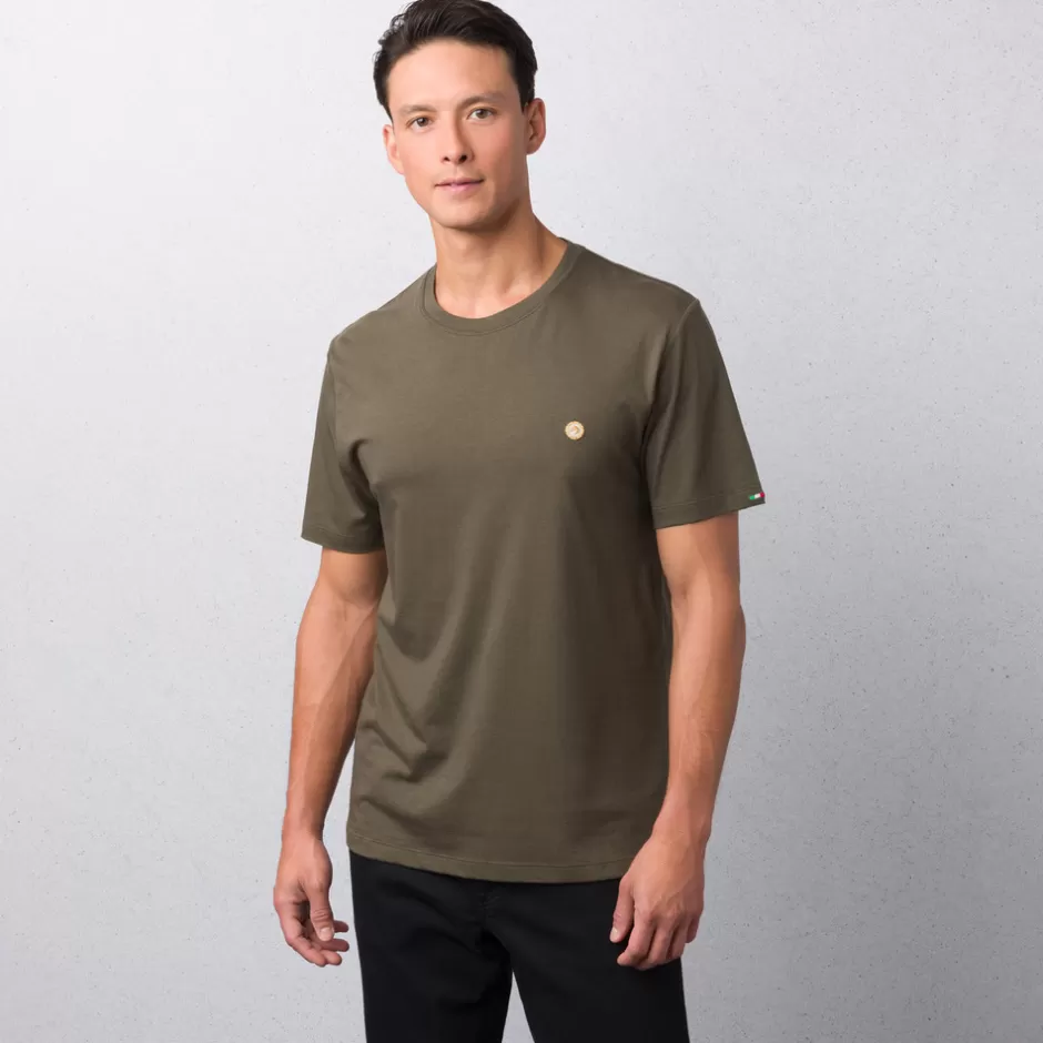 COTTON BLEND REGULAR FIT T-SHIRT | Stefano Ricci Outlet