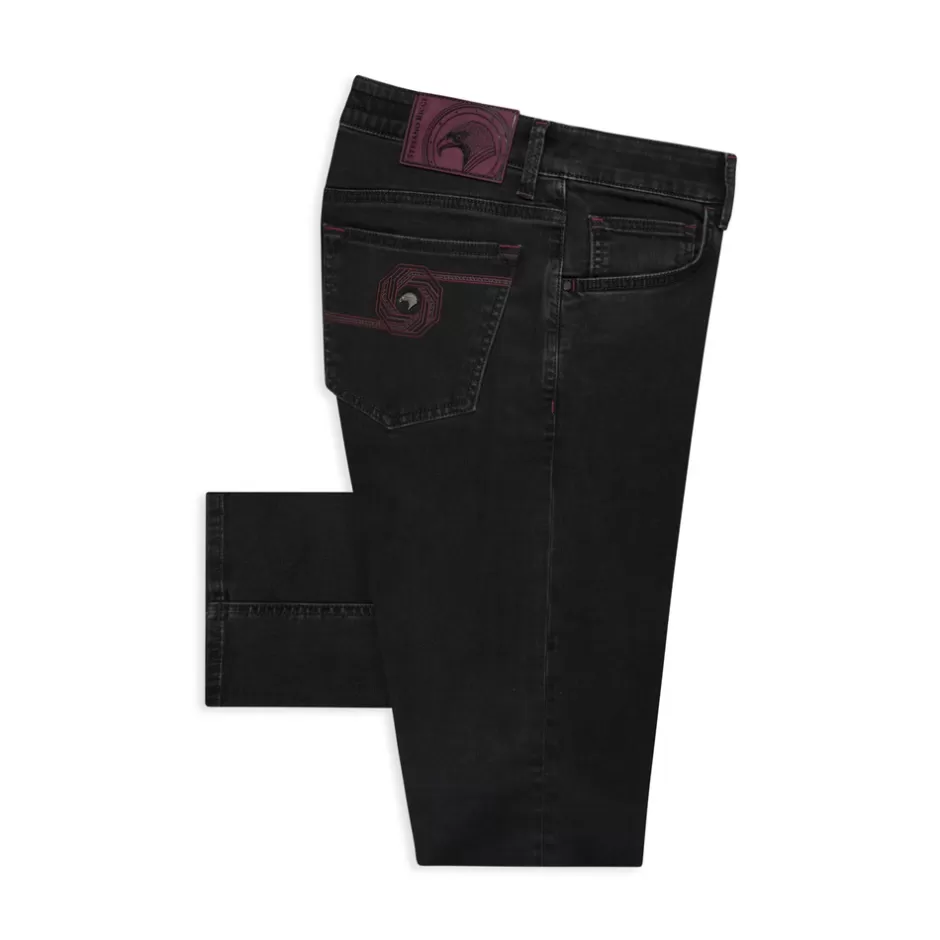 COTTON BLEND TAPERED JEANS | Stefano Ricci Cheap
