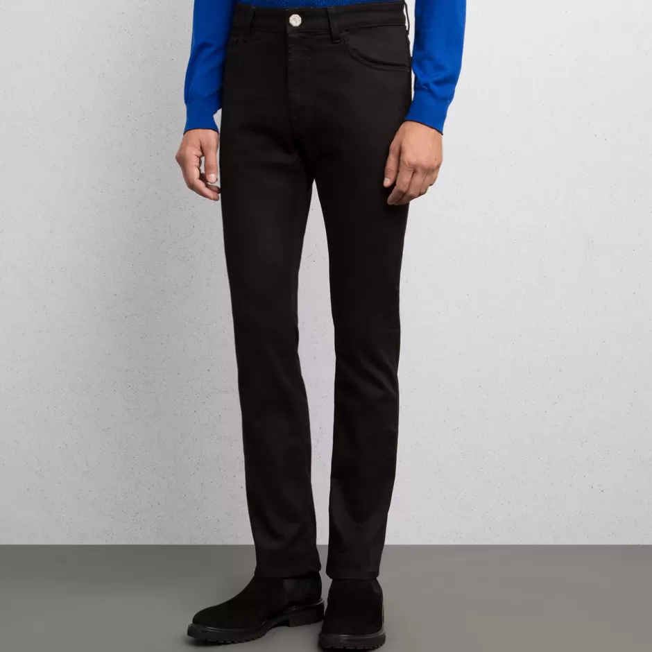 COTTON BLEND TAPERED JEANS | Stefano Ricci Cheap