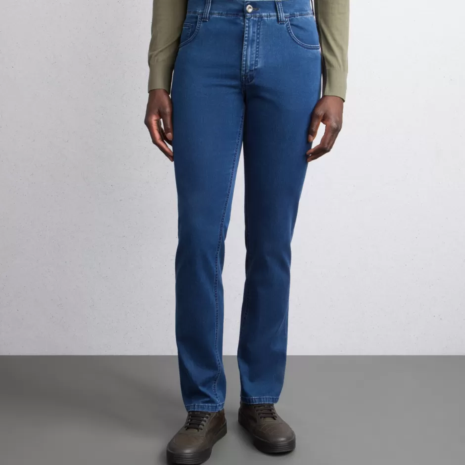 COTTON BLEND TAPERED JEANS | Stefano Ricci Cheap