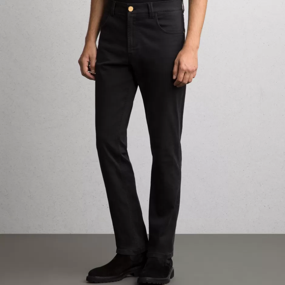 COTTON BLEND TAPERED JEANS | Stefano Ricci Discount