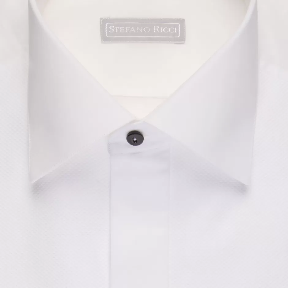 COTTON TUXEDO SHIRT | Stefano Ricci Store