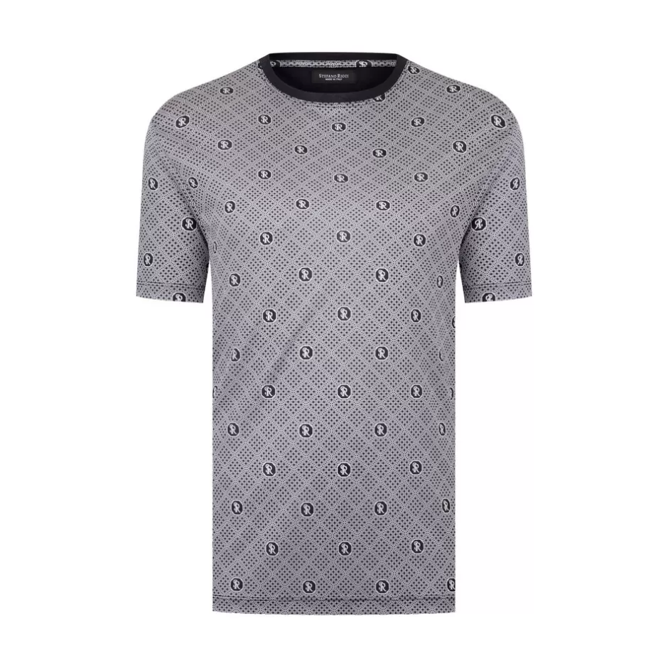 CREWNECK SILK T-SHIRT | Stefano Ricci New