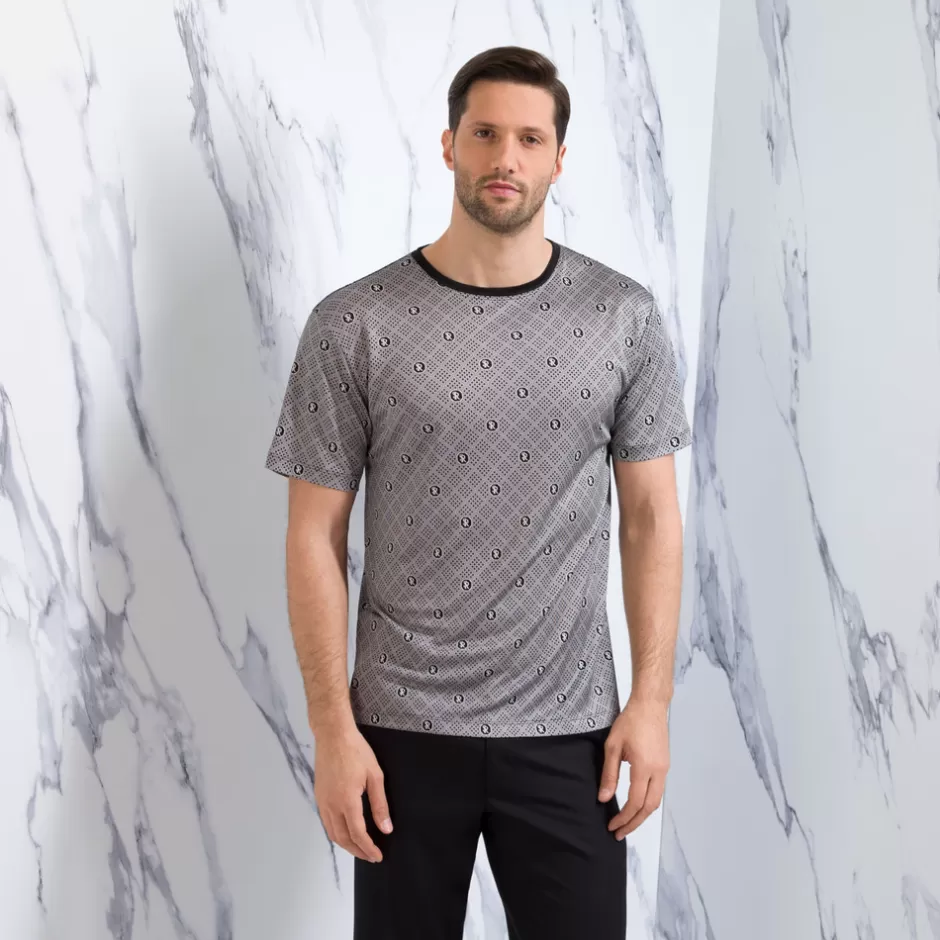 CREWNECK SILK T-SHIRT | Stefano Ricci New
