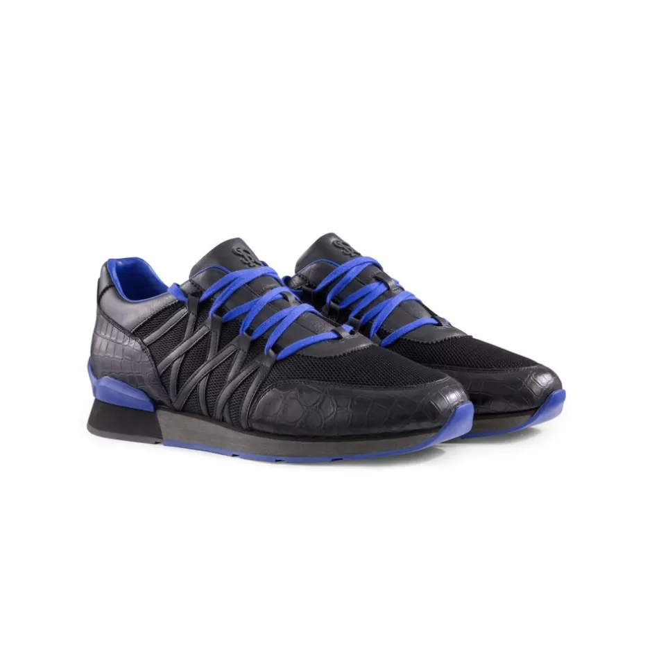CROCODILE AND CALFSKIN TRAINERS | Stefano Ricci Cheap