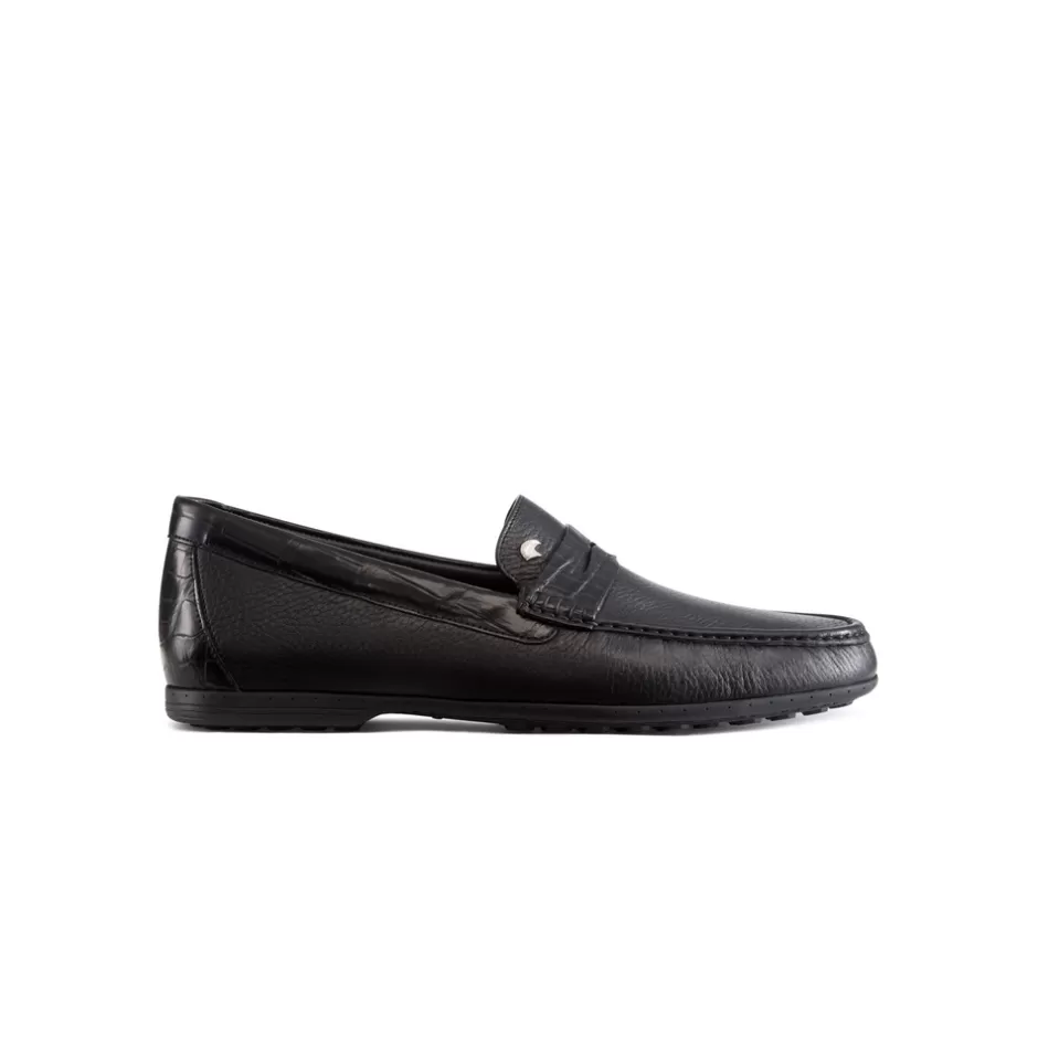 DEERSKIN AND MATTED CROCODILE LOAFERS | Stefano Ricci Cheap
