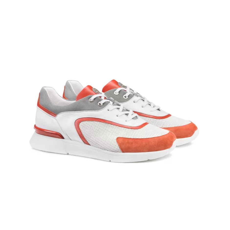 DEERSKIN AND SUEDE SNEAKERS | Stefano Ricci Best Sale