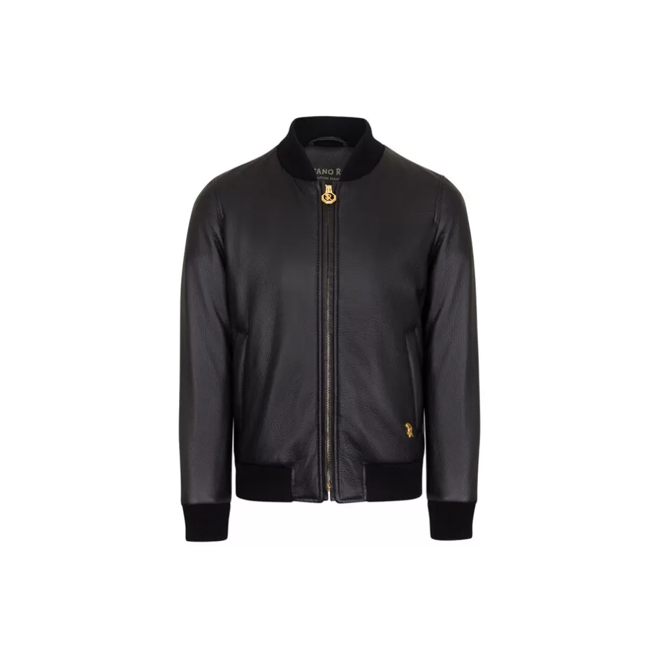 DEERSKIN LEATHER BLOUSON | Stefano Ricci Outlet