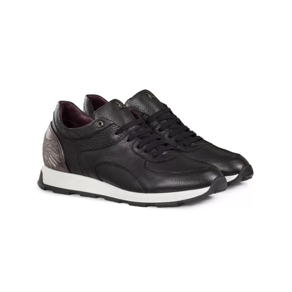 DEERSKIN LEATHER SNEAKERS | Stefano Ricci Sale