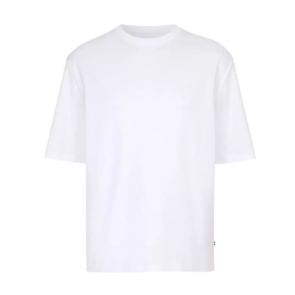 EMBROIDERED COMFORT FIT COTTON T-SHIRT | Stefano Ricci Best
