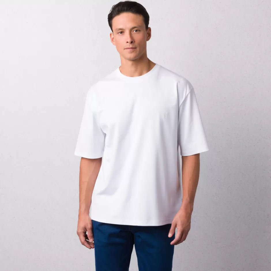EMBROIDERED COMFORT FIT COTTON T-SHIRT | Stefano Ricci Best
