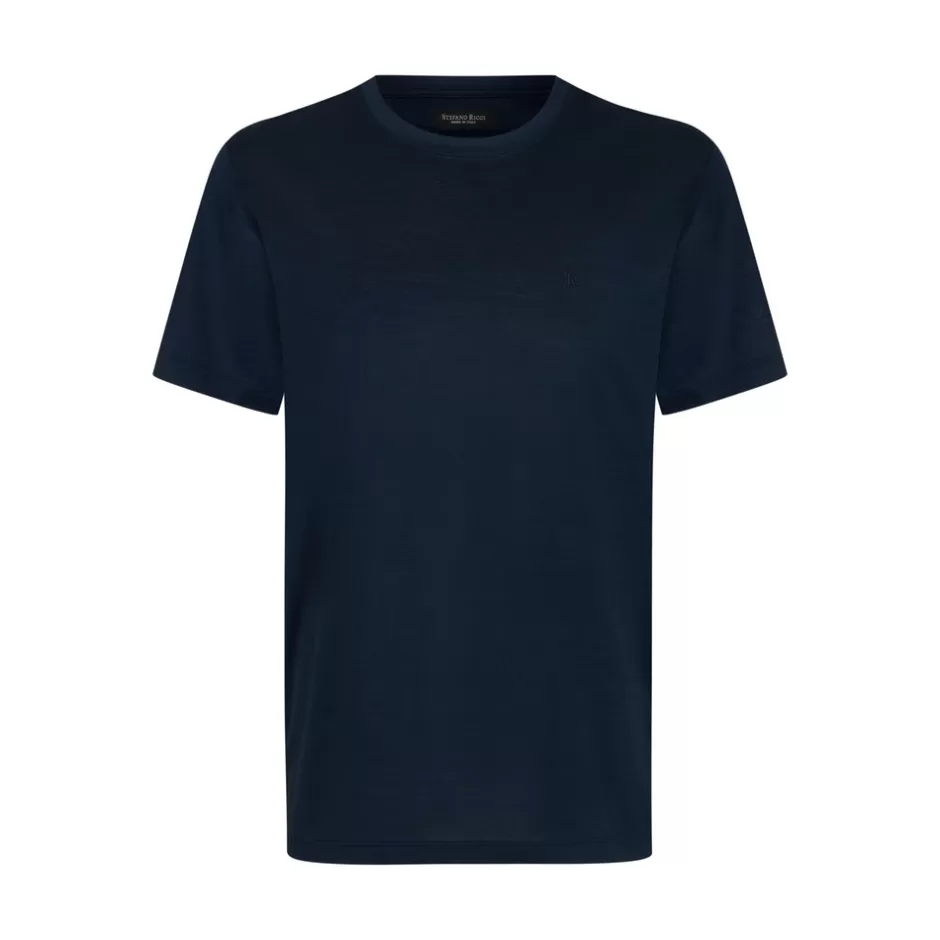EMBROIDERED COTTON T-SHIRT | Stefano Ricci New