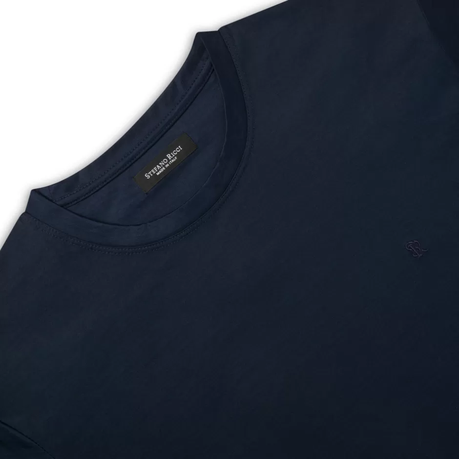 EMBROIDERED COTTON T-SHIRT | Stefano Ricci New