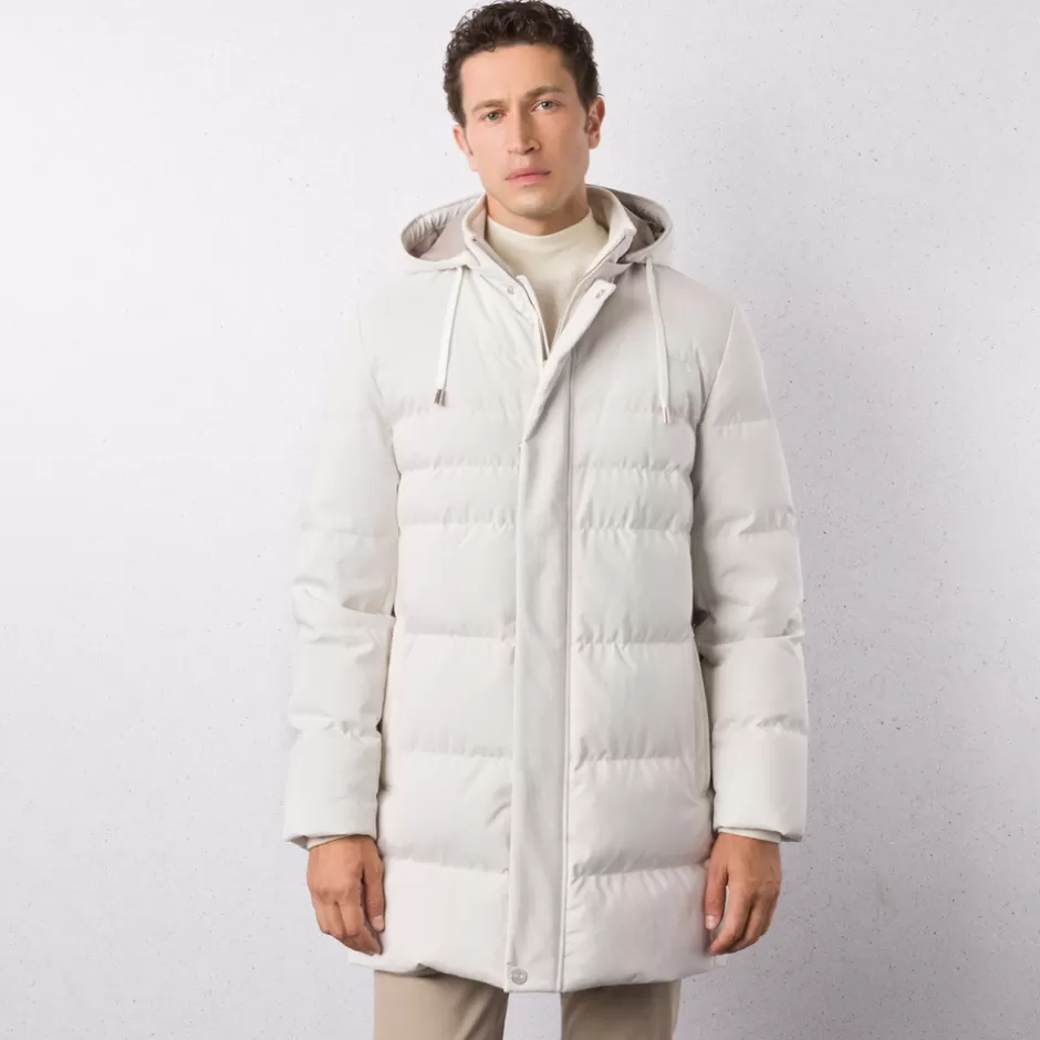 HOODED DOWN COAT | Stefano Ricci Cheap