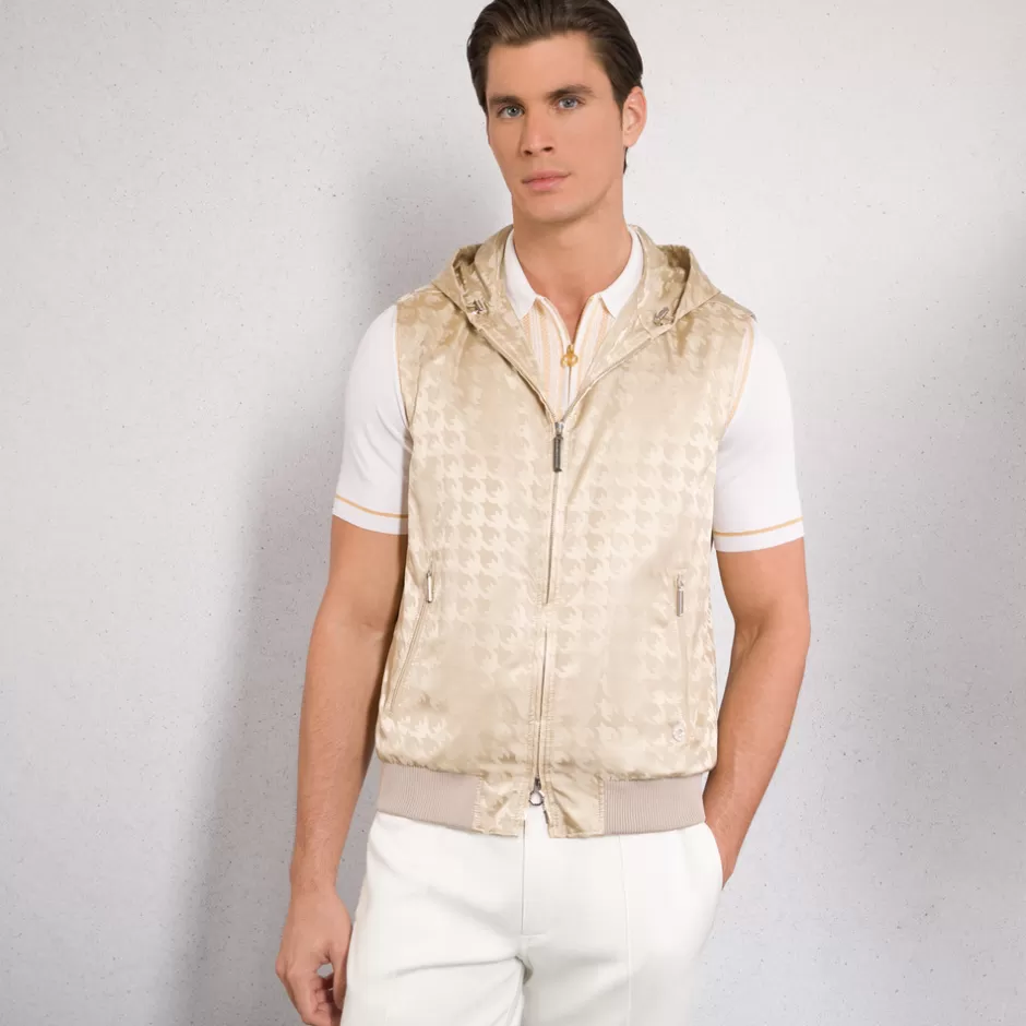 HOODED GILET | Stefano Ricci Clearance