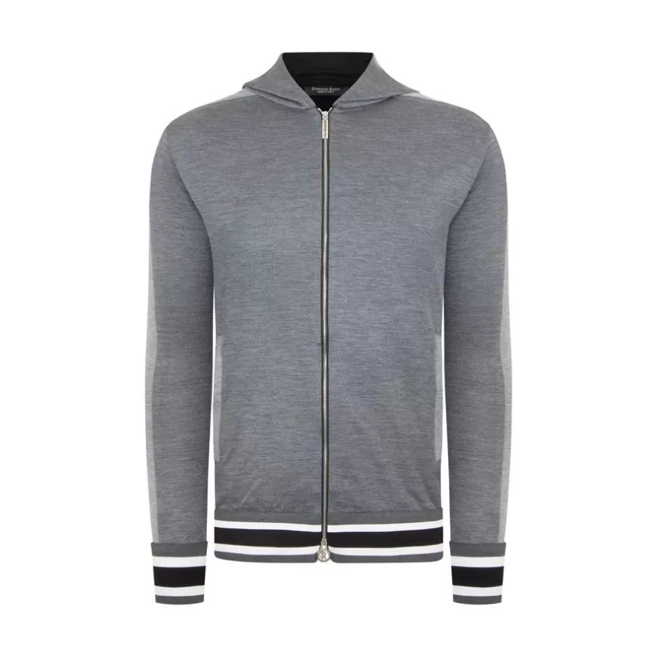 HOODED JOGGING SUIT BLOUSON | Stefano Ricci Outlet
