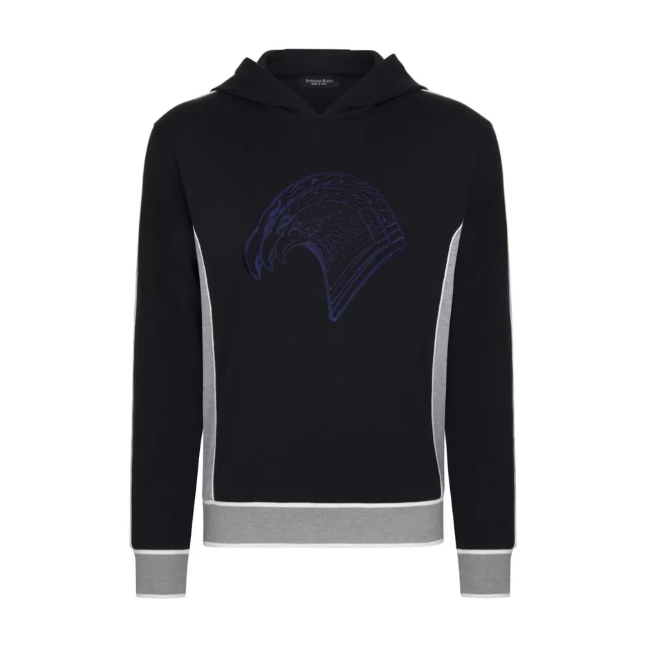 HOODED JOGGING SWEATSHIRT | Stefano Ricci Sale