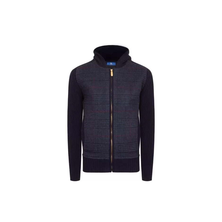 HOODED KNIT BLOUSON | Stefano Ricci Sale