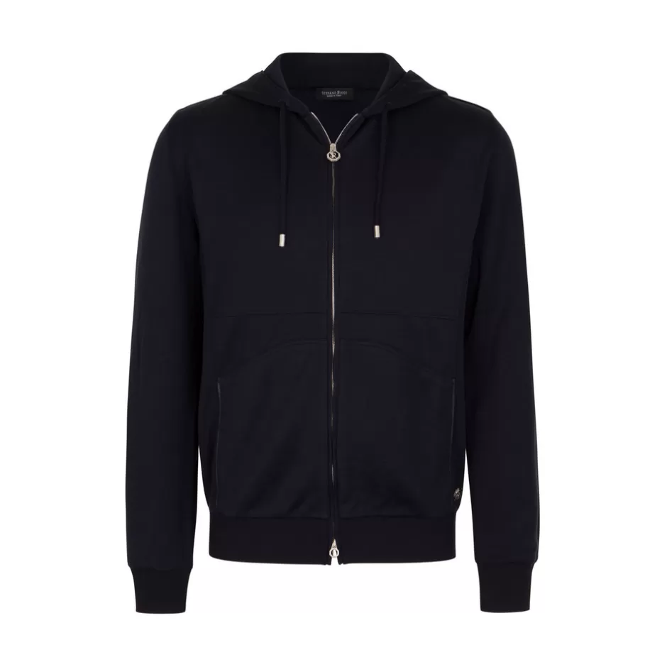 HOODED ZIP JOGGING SWEATER | Stefano Ricci Cheap