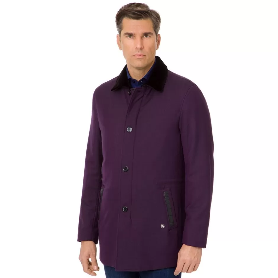 JACKET WITH MINK FUR AND CROCODILE LEATHER INSERTS | Stefano Ricci Best