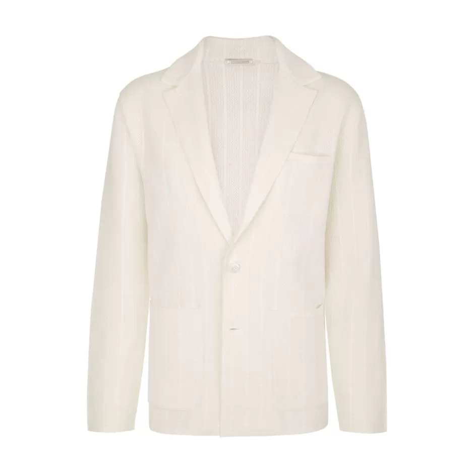 KNIT TWO-BUTTON JACKET | Stefano Ricci Fashion